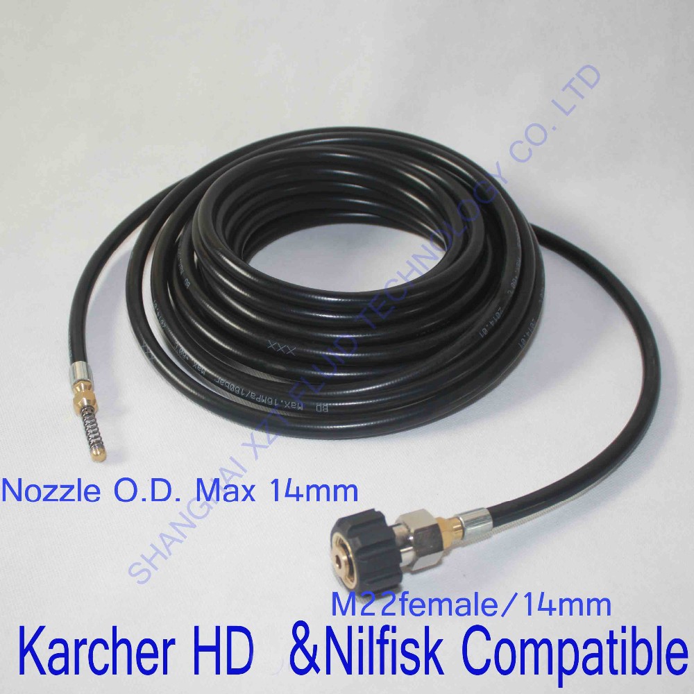 sewer hose-AR-Karcher and nilfisk M22female