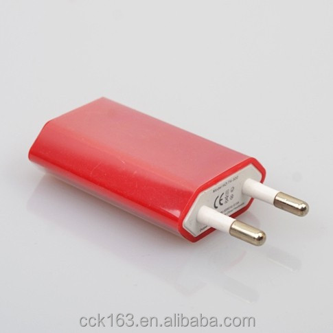 ポータブルusb充電器、 eu/米国プラグusbホーム壁の充電器のためのカラフルなusb充電器iphone/携帯電話の充電器問屋・仕入れ・卸・卸売り