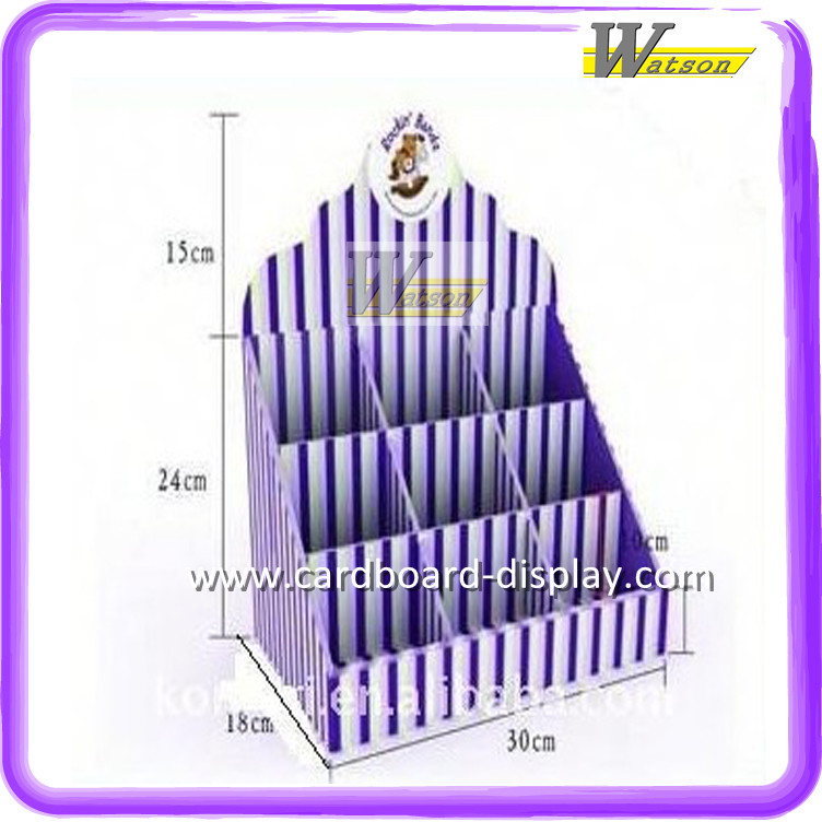Liquid Chocolate bar cardboard counter display box for supermarket