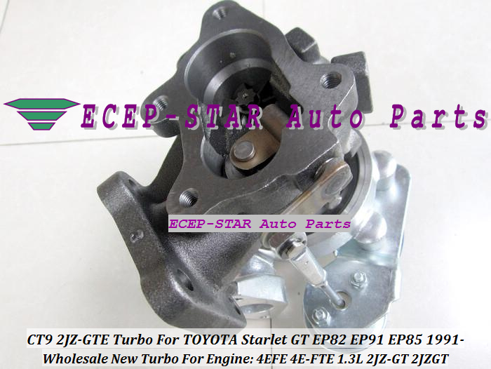 TURBO CT9 2JZ-GTE Turbo Turbine Turbocharger For TOYOTA Starlet GT EP82 EP85 EP91 1991- 4EFE 4E-FTE 1.3L 2JZ-GT 2JZGT (2)