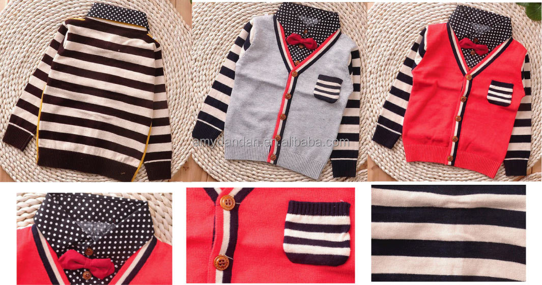 子供の服がいい偽付きカーディガンのセーターシャツのデザイン男の子のための中国の製造元仕入れ・メーカー・工場