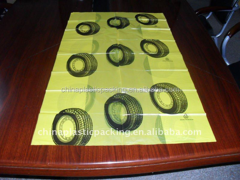 黄色のプラスチック製のパッキン使用のためのタイヤ袋問屋・仕入れ・卸・卸売り