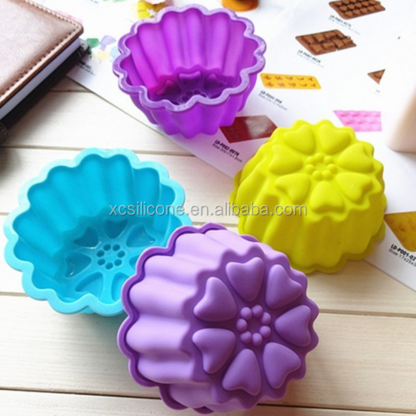 OEM unique FDA various shape microwave lollipop shaped silicone cake mold