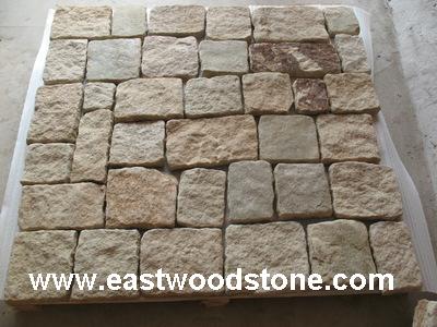 砂岩製品 壁石 ウオールストーン タイル ウオールストーン イエロー砂岩 ナチュラル砂岩 割肌仕上げ問屋・仕入れ・卸・卸売り