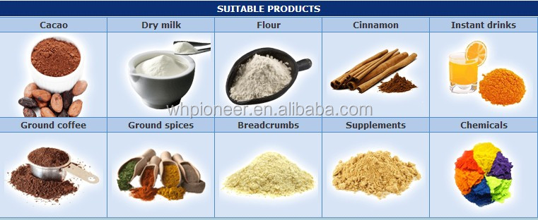 cocoa powder filling machines