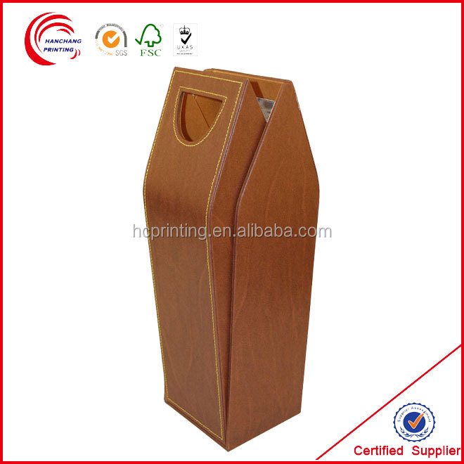 Boxes for wine glasses for red wine promotion