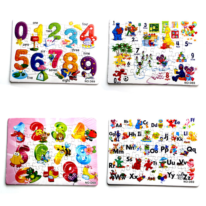 40 Pieces Colorful Fashion Printable Jigsaw Puzzle Paper Jigsaw