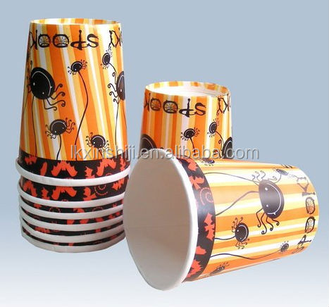 Gelato paper cup with customized logo printed