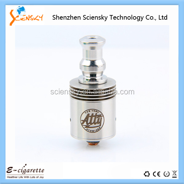 2014 Newest Arrival innovative copper Tobh rba/rda atomizer clone Tobh atty V2 atomizer Tobh atomizer 1:1 clone