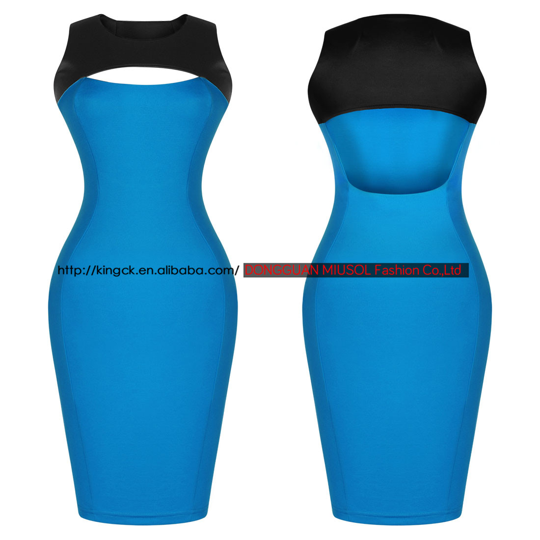 小刻みに動くlaidesセクシーなパーティーのカクテルの鉛筆のコントラストbodyconドレスチュニック問屋・仕入れ・卸・卸売り
