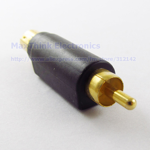 Details about  RCA Male To Mini Din 4 Pin Male Plug S-Video Adapter Video Audio Cable .3.jpg