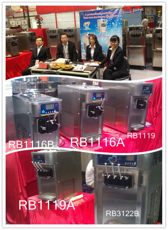 Small machine soft service ice cream machine RB1119