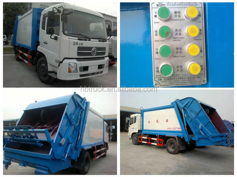 waste collect garbage truck price