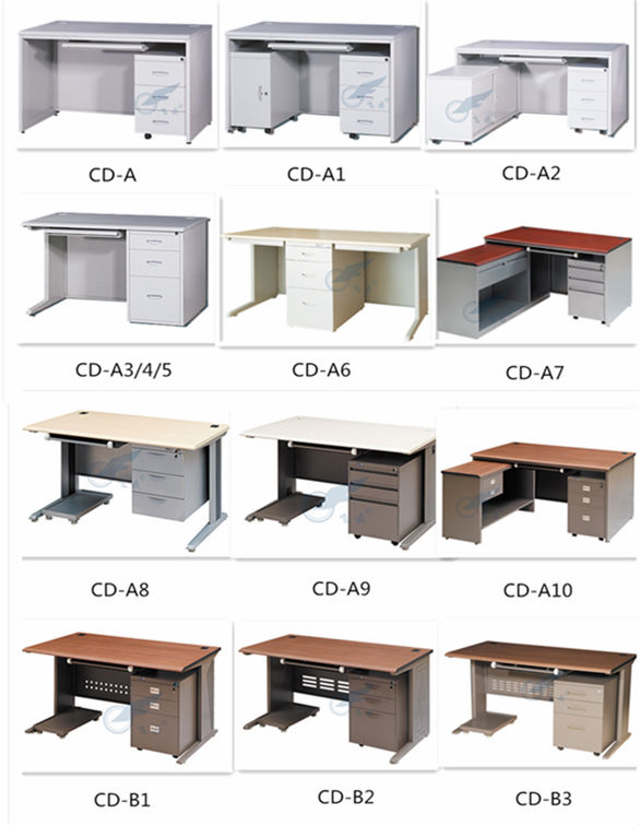 最高品質の鉄のオフィスの机のコンピュータデスクとスチールの脚問屋・仕入れ・卸・卸売り