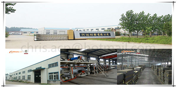 2014 good price ACM champagne silver aluminium composite
