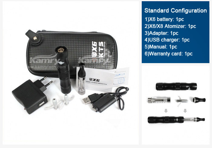 variable watt ego x6 battery for x6 ecig wholesale