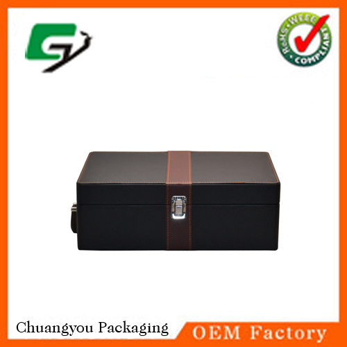 Embossing,Glossy Lamination,Matt Lamination,Stamping Printing Handling And Leather Material folder red wine case