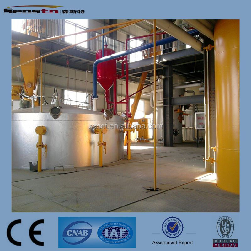 Large scale turn-key basis vegetable oil pressing extraction refining equipment