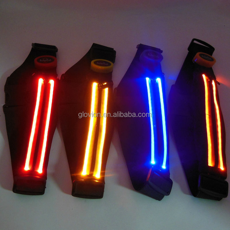 led用ベルトウエストバンド、 モバイルledキーウエストバンドスポーツのためのグロー問屋・仕入れ・卸・卸売り