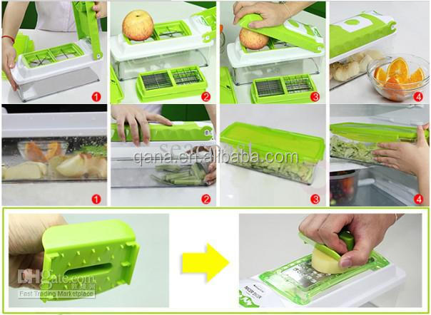 簡単便利な野菜果物コンテナプラスチョッパーダイサースライサーカッターピーラーセット問屋・仕入れ・卸・卸売り