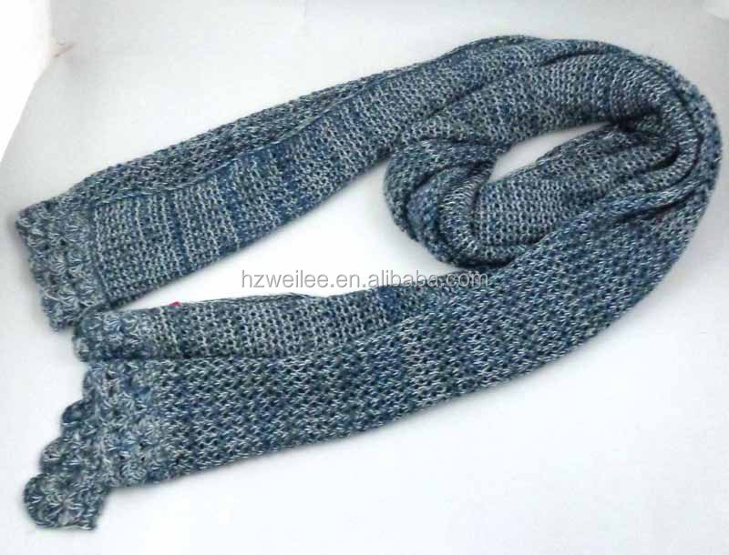 Wlcw- 72014年ファンキーな女性のアクリルのの冬のかぎ針編みのポンチョを編んだスカーフ問屋・仕入れ・卸・卸売り
