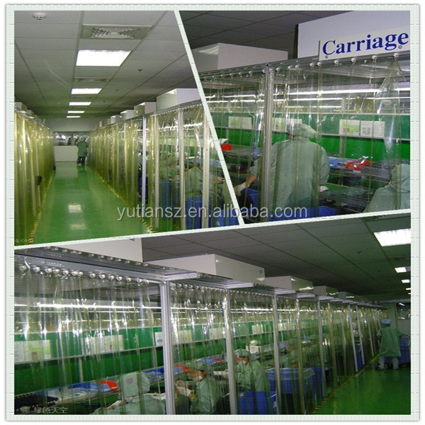 High quality class 1000 alumnium frame clean booth station for cosmetics