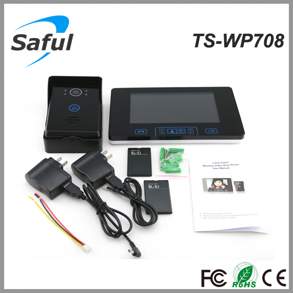 Safults-wp70824時間モニターのビデオドア電話、 ホームセキュリティカメラシステムワイヤレス問屋・仕入れ・卸・卸売り