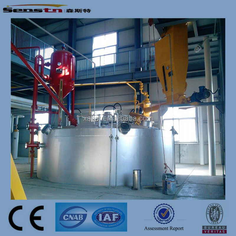 Large scale turn-key basis vegetable oil pressing extraction refining equipment
