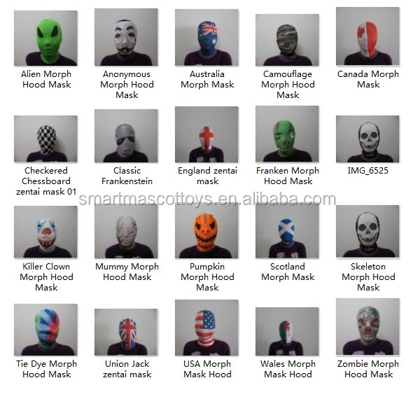 さまざまなハロウィーン卸売全身タイツマスク大人のためのゼンタイmorphsuit問屋・仕入れ・卸・卸売り