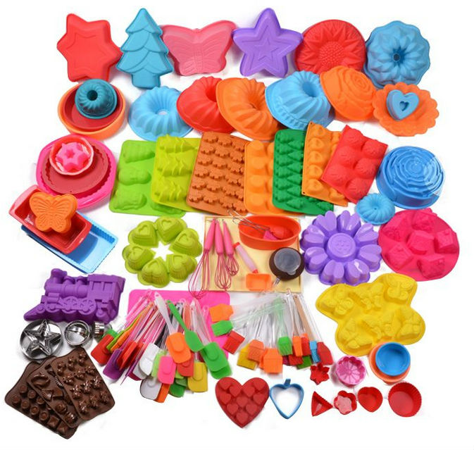 professional factory custom high quality 3d silicone molds for cake decorating