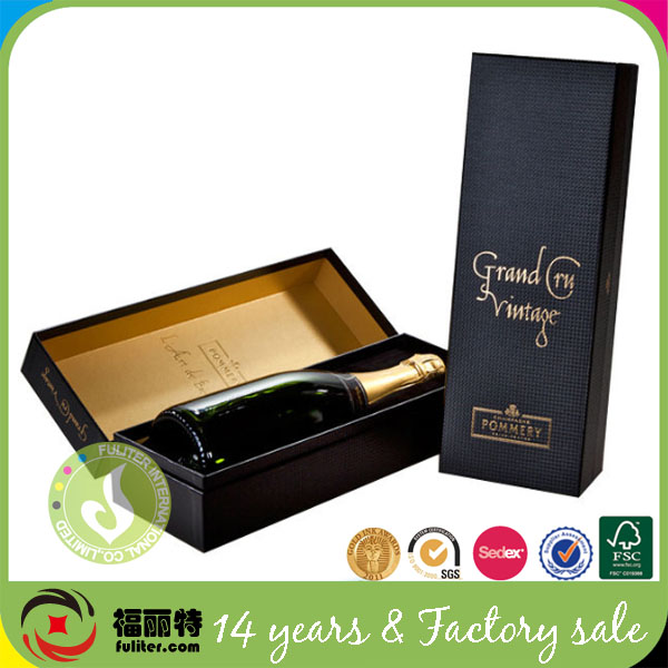High Quality Customized Paper Red Wine Box