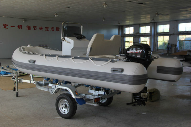 6.5m aluminum hull new fishing rigid