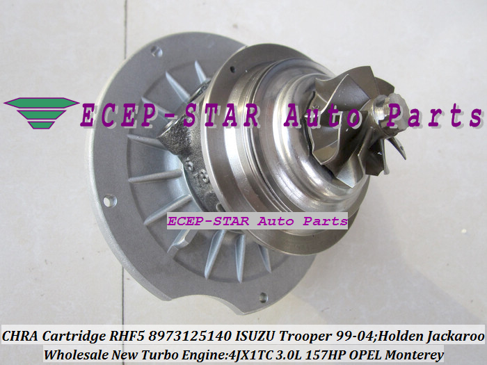 TURBO CHRA Cartridge Of RHF5 8973125140 Turbocharger FOR ISUZU Trooper 1999-04 HOLDEN Jackaroo OPEL Monterey 4JX1TC 3.0L 157HP (4)