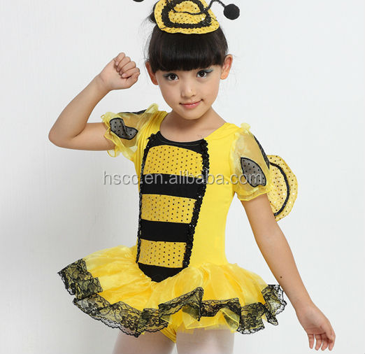 社交ダンス用ドレスプロの子供の女の子の子供の日中国美しいハチの衣装子供のパフォーマンスの摩耗問屋・仕入れ・卸・卸売り