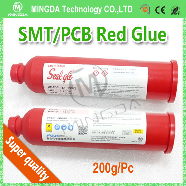 卸売価格200gsmt赤のり印刷機用、 接着剤接着剤赤色pcb、 smtbgaシール赤色接着剤問屋・仕入れ・卸・卸売り