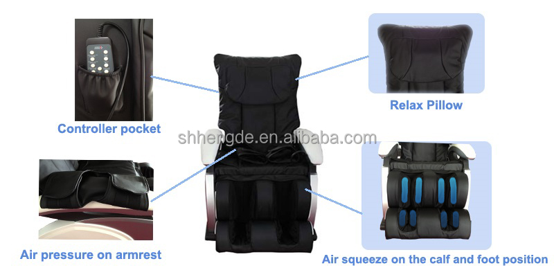 2014 Cheap shiatsu massage Chair with Auto and Manual Modes