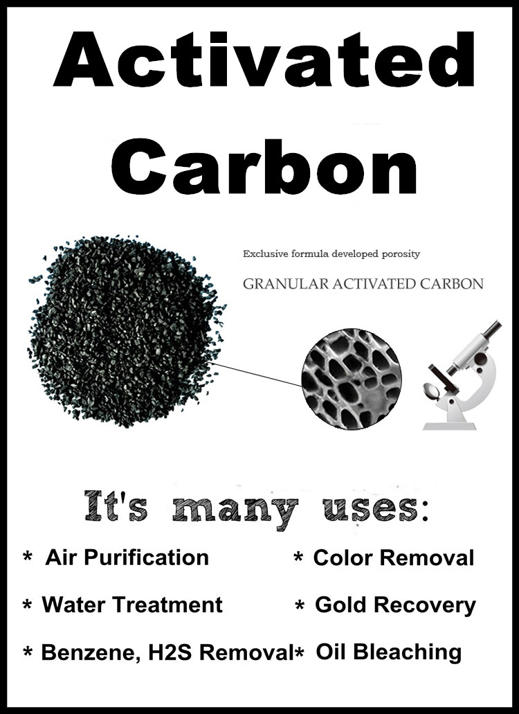 8x30 Color Remove Coconut shell Granular Activated Carbon