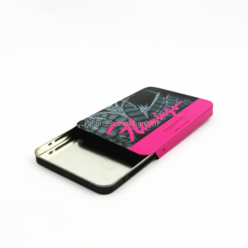 Sliding closure card box chewing gum case packaging box wholesale