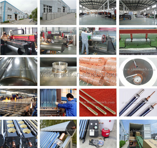 split heat pipe solar water heater