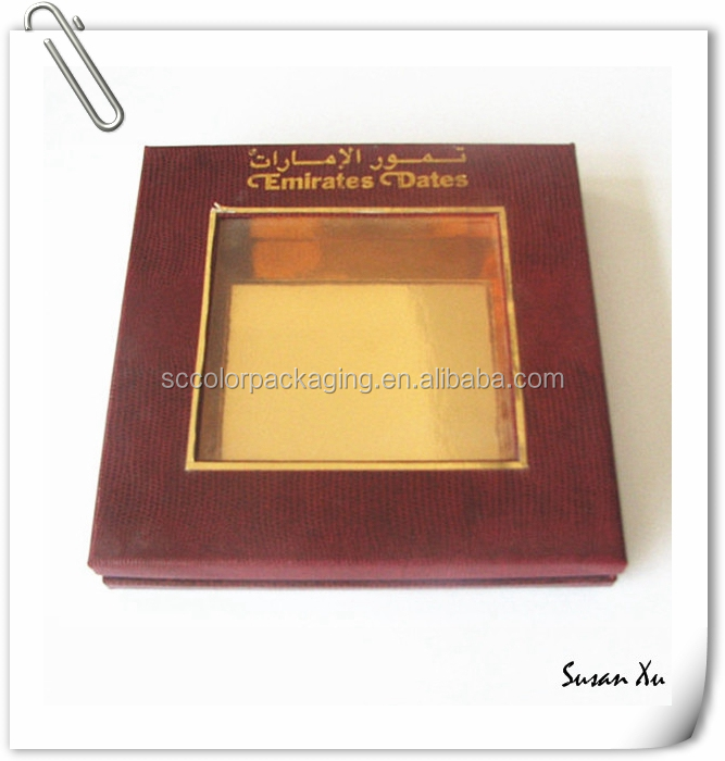 Cinnamon tea box with window