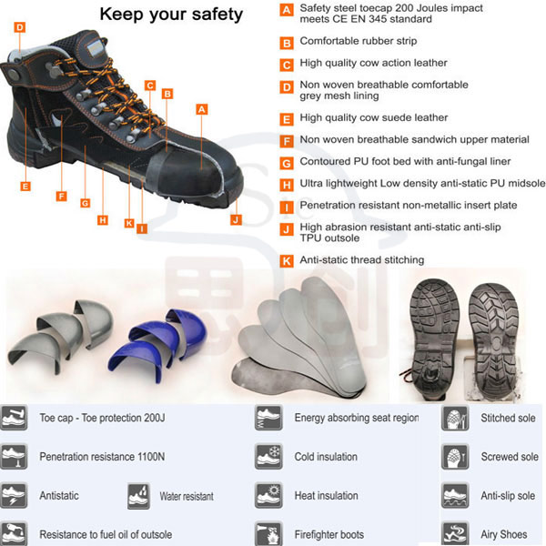 中国の有名なデルタプラス工業用ブランド名安全靴仕入れ・メーカー・工場
