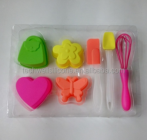 silicone baking kit set cake decorating tools