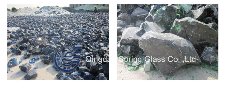 造園のための明確なガラスの岩をタンブル問屋・仕入れ・卸・卸売り
