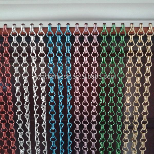 Eslabón de la cadena mosquitera para la cortina de la puerta con ... DIY diseño Cortinas