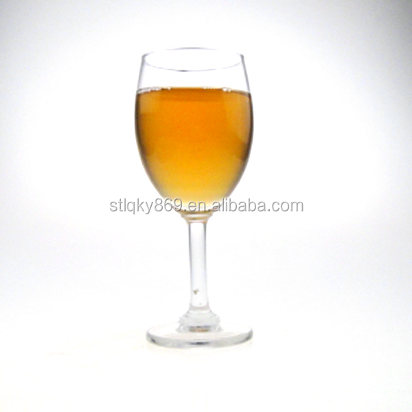 New Products 121 ml amber water goblets red glass water goblets red wine glass goblet