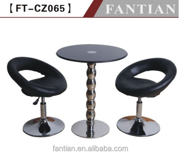 2014年新しい設計ステンレス鋼のダイニングテーブルと椅子仕入れ・メーカー・工場