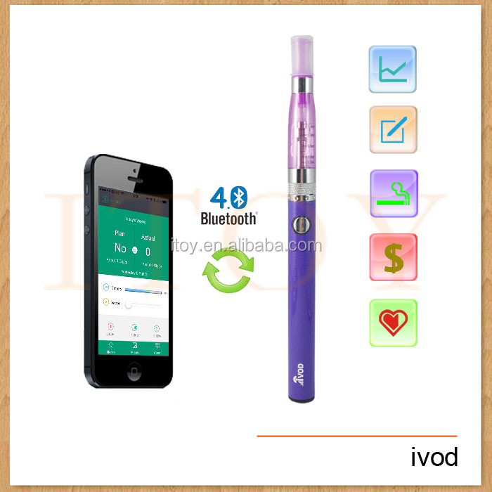 Unique Design bluetooth ecig IVOD with record/plan maker on phone ecigator ecig alibaba italian