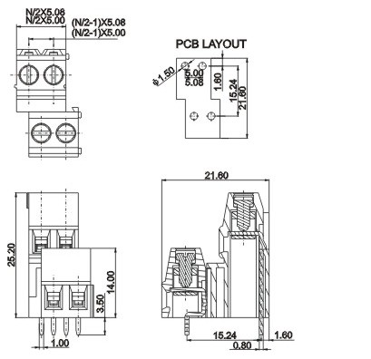 zb128aユーロターミナルブロック仕入れ・メーカー・工場