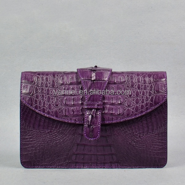 高級クロコダイルpurse_caimancluchbag_caimanクロコダイルのワニ革仕入れ・メーカー・工場