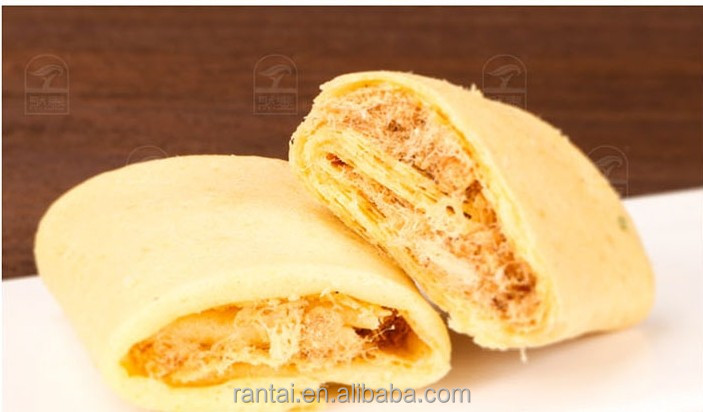 dried meat floss protein egg rolls
